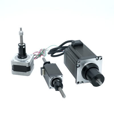 Jkongmotor موتور خطی میکرو سفارشی موتور خطی ترکیبی NEMA 8 11 17 23 24 34 موتور خطی با پیچ