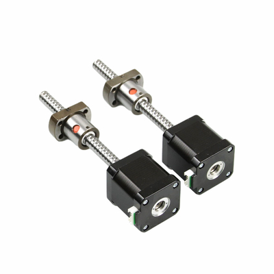 Jkongmotor 12 ولت 24 ولت NEMA 8 11 17 23 24 34 42 52 مینی میکرو توپ پیچ خطی چرخ دار حلقه بسته موتور مرحله ای با ترمز