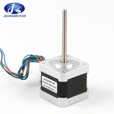 Jkongmotor 12 ولت 24 ولت NEMA 8 11 17 23 24 34 42 52 مینی میکرو توپ پیچ خطی چرخ دار حلقه بسته موتور مرحله ای با ترمز