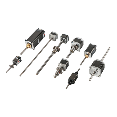Jkongmotor 12 ولت 24 ولت NEMA 8 11 17 23 24 34 42 52 مینی میکرو توپ پیچ خطی چرخ دار حلقه بسته موتور مرحله ای با ترمز