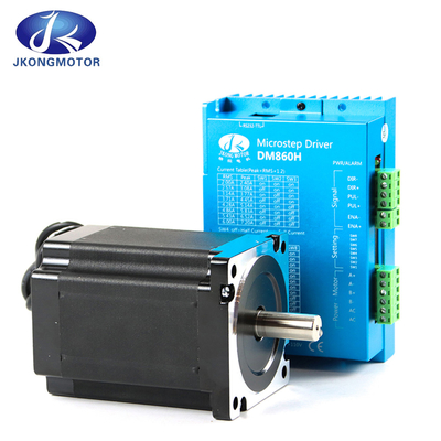 Jkongmotor Torque High 12Nm Nema34 موتور خطی مرحله ای با حلقه بسته برای ماشین سکس با رمزگذاری و راننده