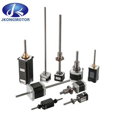 Jkongmotor OEM ODM Nema 8 11 14 17 23 24 34 12v 24v موتور خطی مرحله ای الکتریکی 4 6 سربو اکتواتور موتور