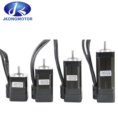 Jkongmotor OEM ODM 12V 24V 36V BLDC موتور بدون برس موتور DC موتور با رمزگذاری برای مهد کودک JK42BLS01-X023