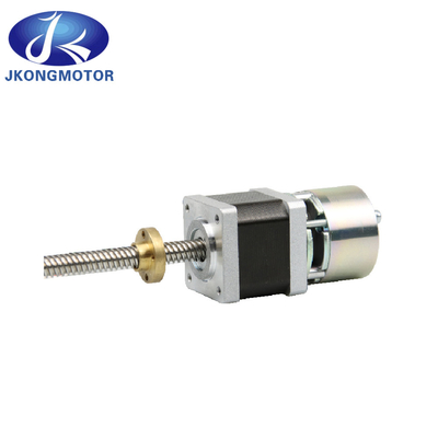 Jkongmotor موتور خطی مرحله ای Nema 11 17 23 34 موتور خطی الکتریکی با بیل پیچ دوام دار