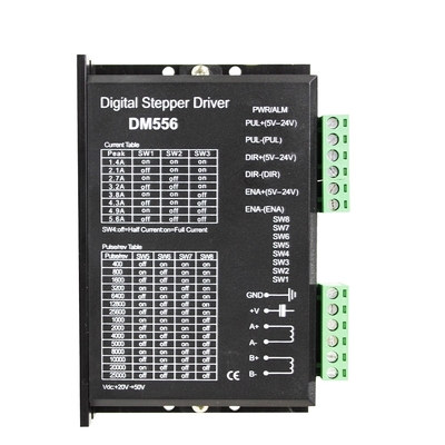 درایور موتور پله ای ROHS 50VDC Dm556 برای Nema24 Nema23