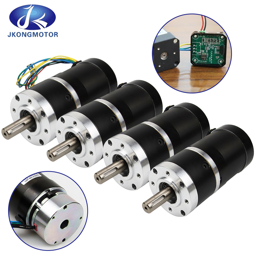 Jkongmotor 24v 36v 48v موتور چرخ دار BLDC 3000rpm 42 57 60 80 BLDC موتور چرخ دار بدون برس برای ماشین CNC