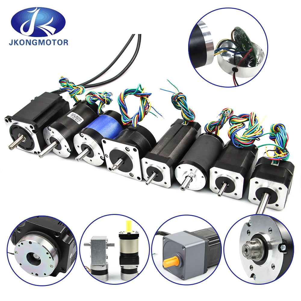 Jkongmotor JK42BLS005-X003 4000rpm موتور بدون برس Bldc سفارشی برای هماک های کودک گهواره اتوماتیک با رمزگذاری